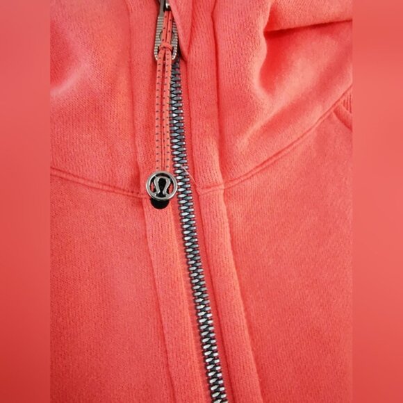 Lululemon Scuba Oversized HalfZip HoodieWarm Coral size ML - Picture 9 of 12